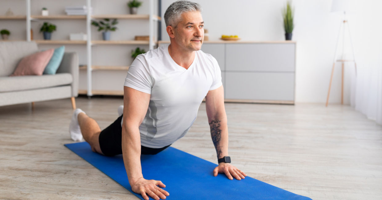 Bhujangasana helps to open the throat chakra.