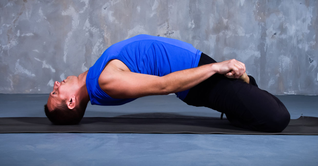 The matsyasana yoga pose allows for self expression.