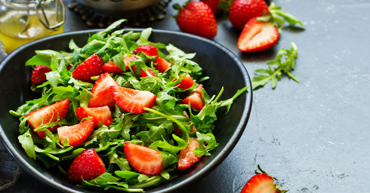 Try this summer strawberry salad. Try this summer strawberry salad.