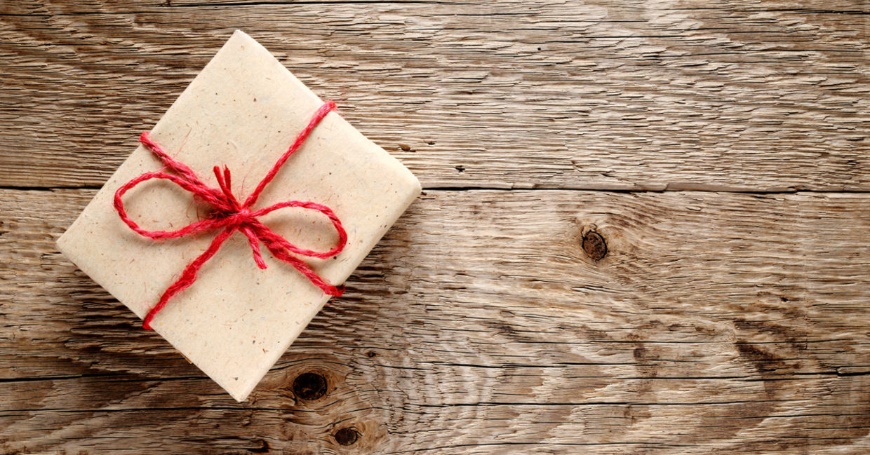 A gift box. A gift box.