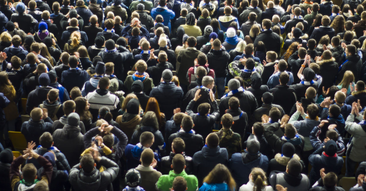 Crowd of people. Crowd of people.