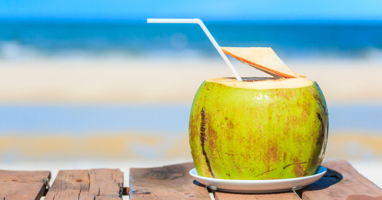 Coconut water drink straight from the source! Coconut water drink straight from the source!
