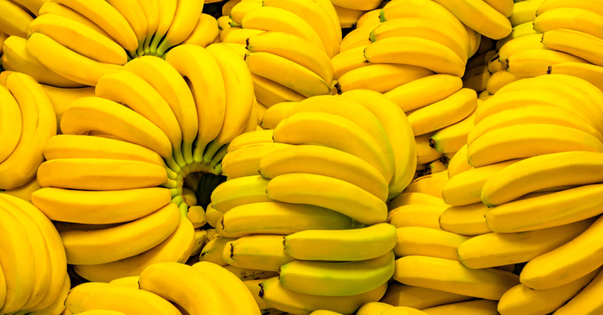 Ripe yellow bananas are packed full of health benefits. Ripe yellow bananas are packed full of health benefits.