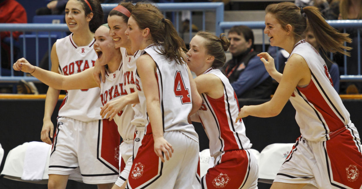 Girls playing basketball helps with problem-solving. Girls playing basketball helps with problem-solving.