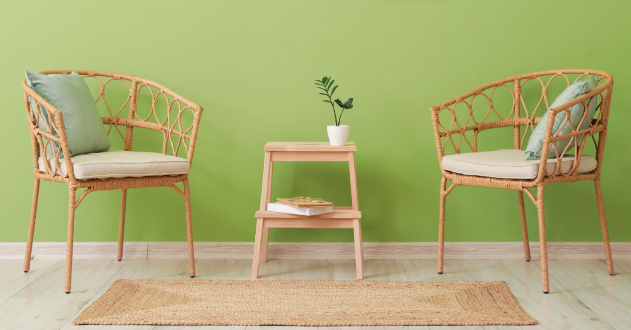 Matching furniture will make a room appear larger. Matching furniture will make a room appear larger.