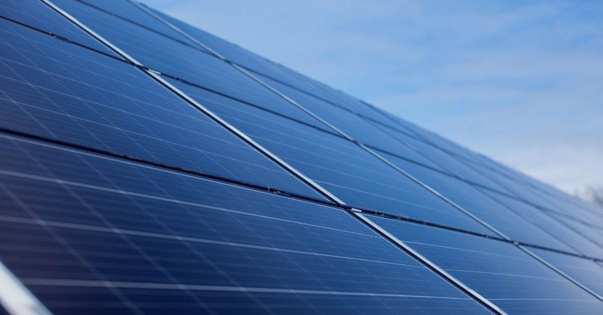 Solar panels.
