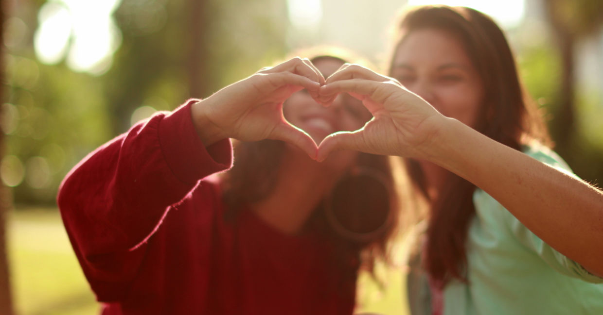 Heart shape with hands. Heart shape with hands.