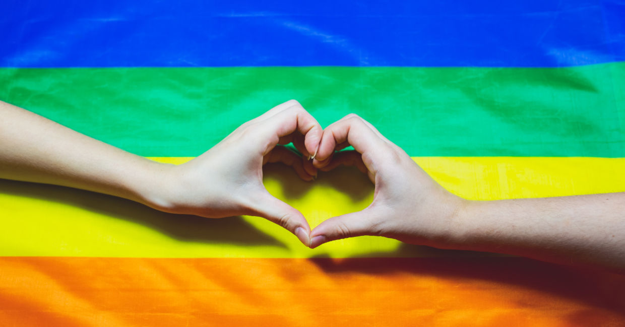 Gay pride. Gay pride.