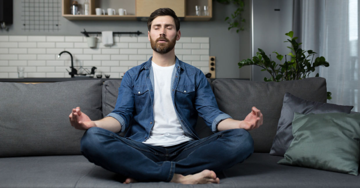 Meditating is a way to control your emotions. Meditating is a way to control your emotions.