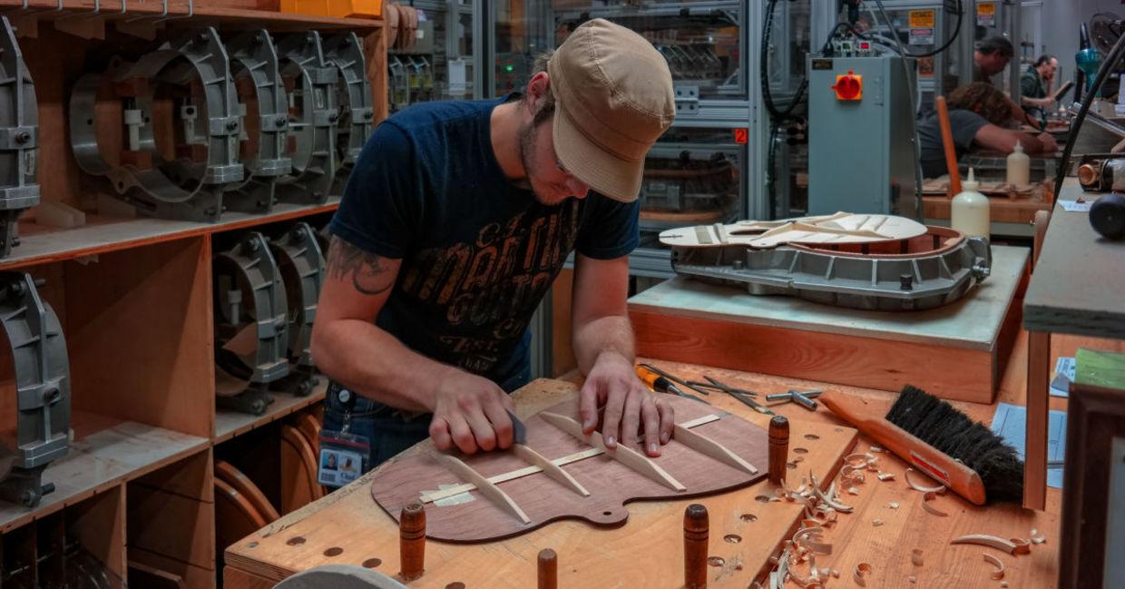 It takes STEM to build a guitar. It takes STEM to build a guitar.