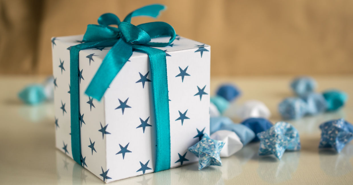 Gift box. Gift box.