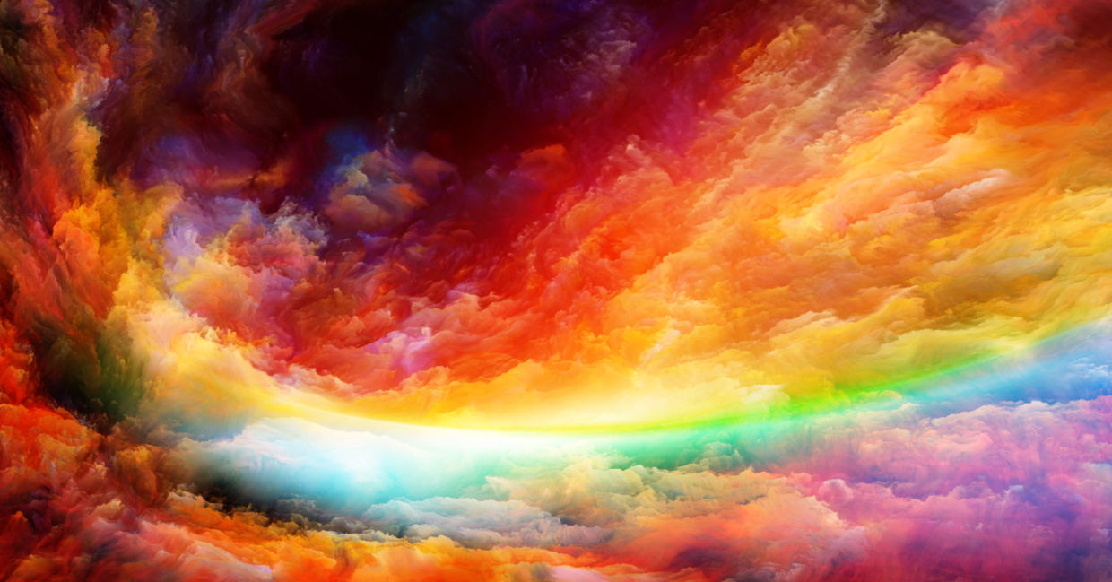 Colors play a role in spirituality..