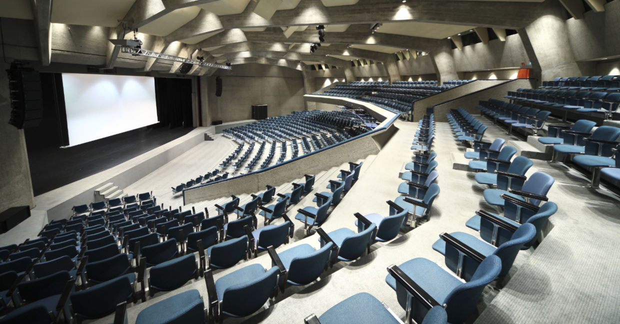 Conference hall.