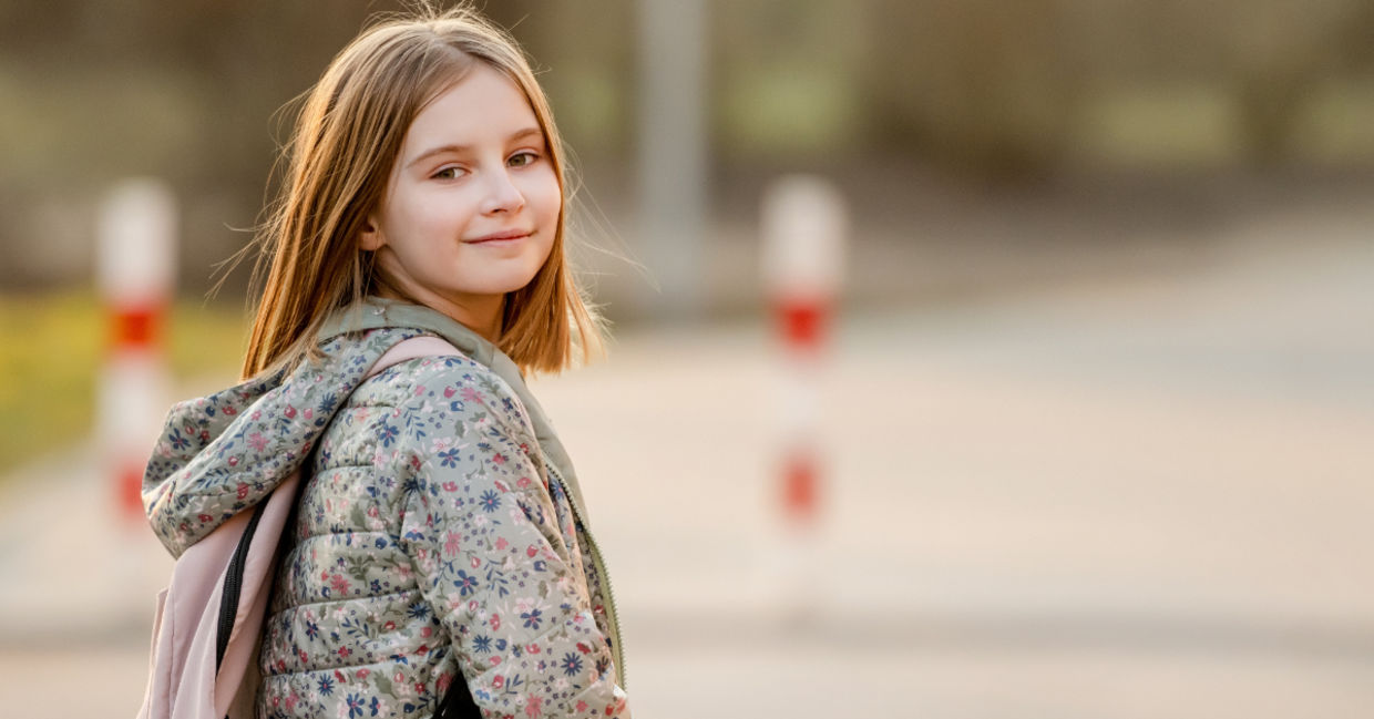 Cute little girl.