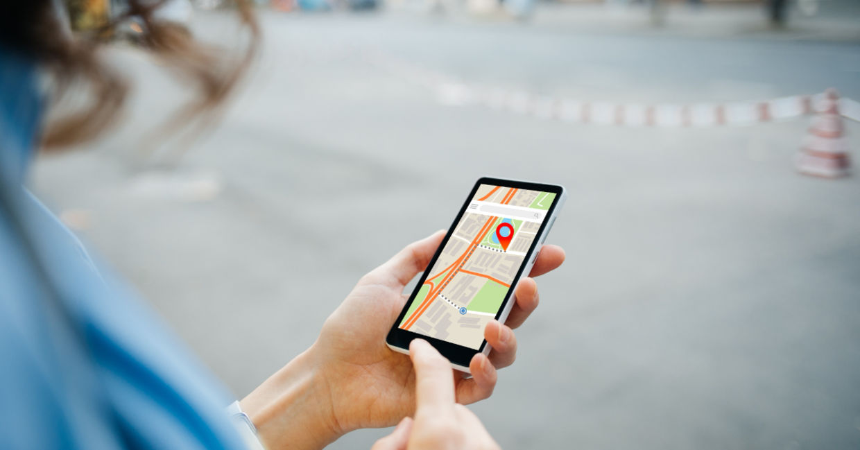 Maps app.