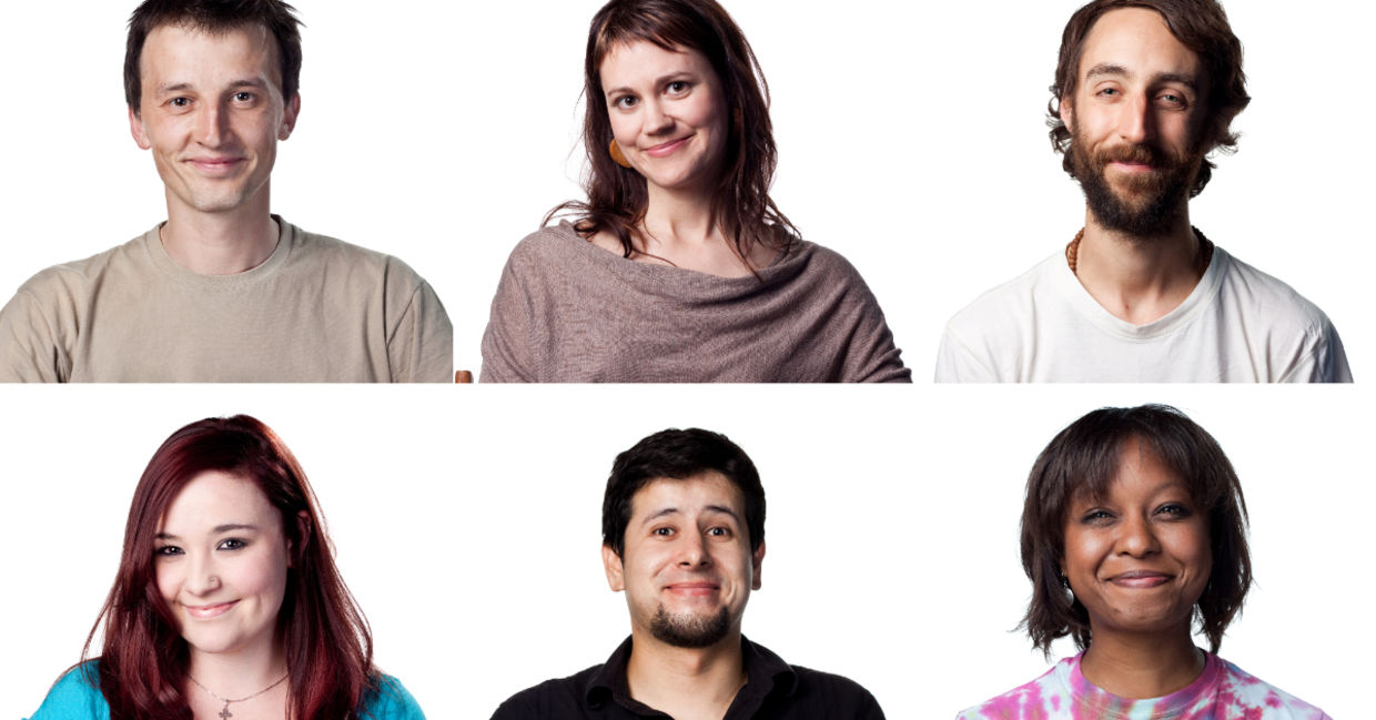Portraits of people. Portraits of people.