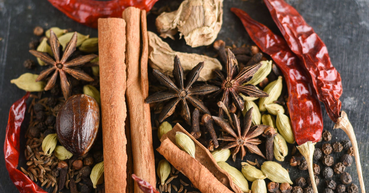 Spices that contain health benefits. Spices that contain health benefits.