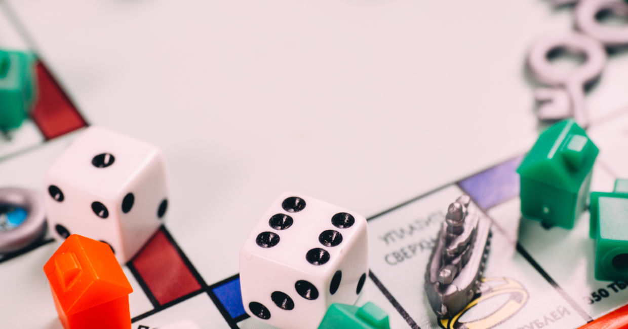 Monopoly board.
