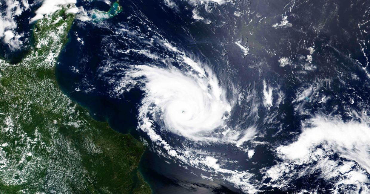 Satellite view by NASA. Satellite view by NASA.