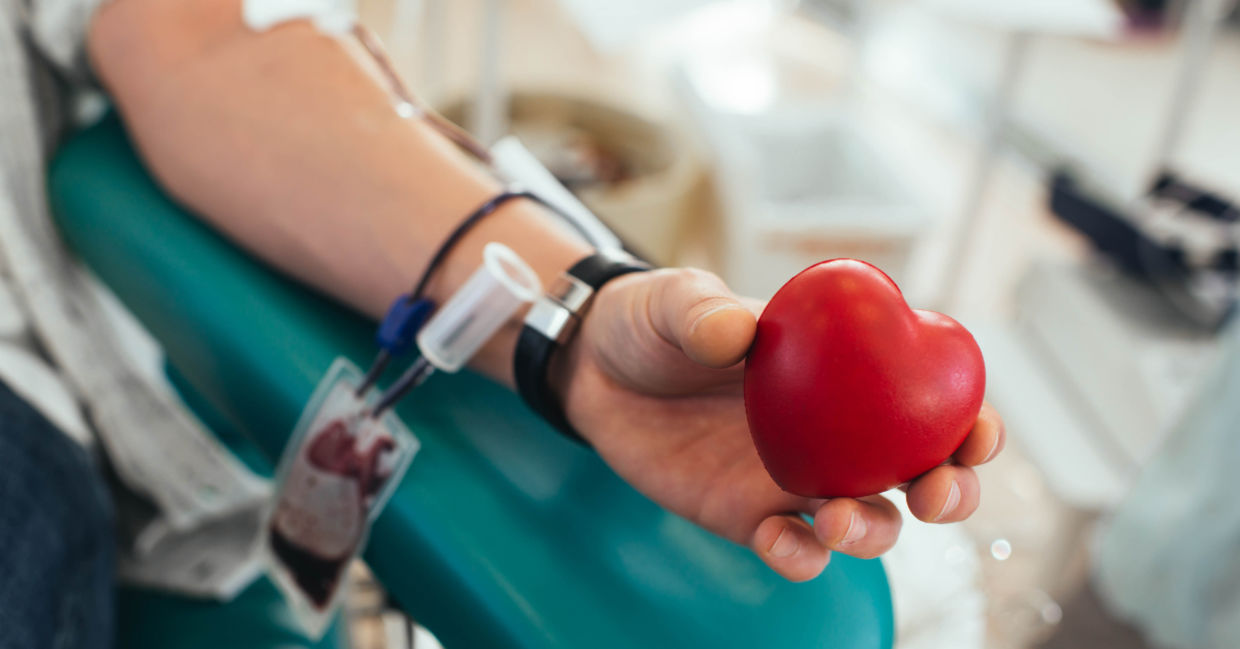 Blood donor.