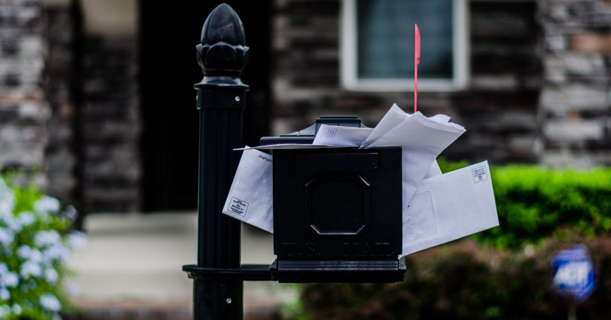 Full mailbox.