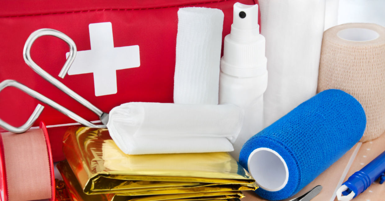 First aid products.
