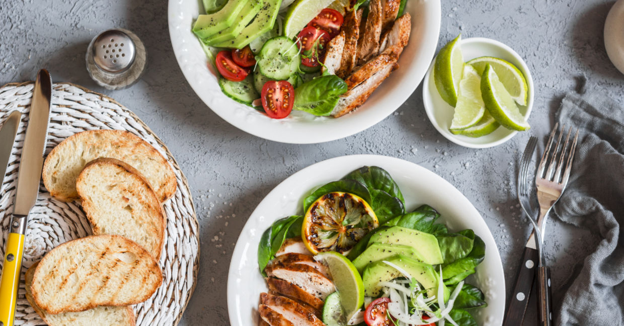 Healthy food.