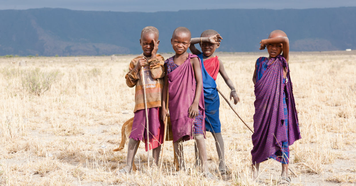 African children. African children.
