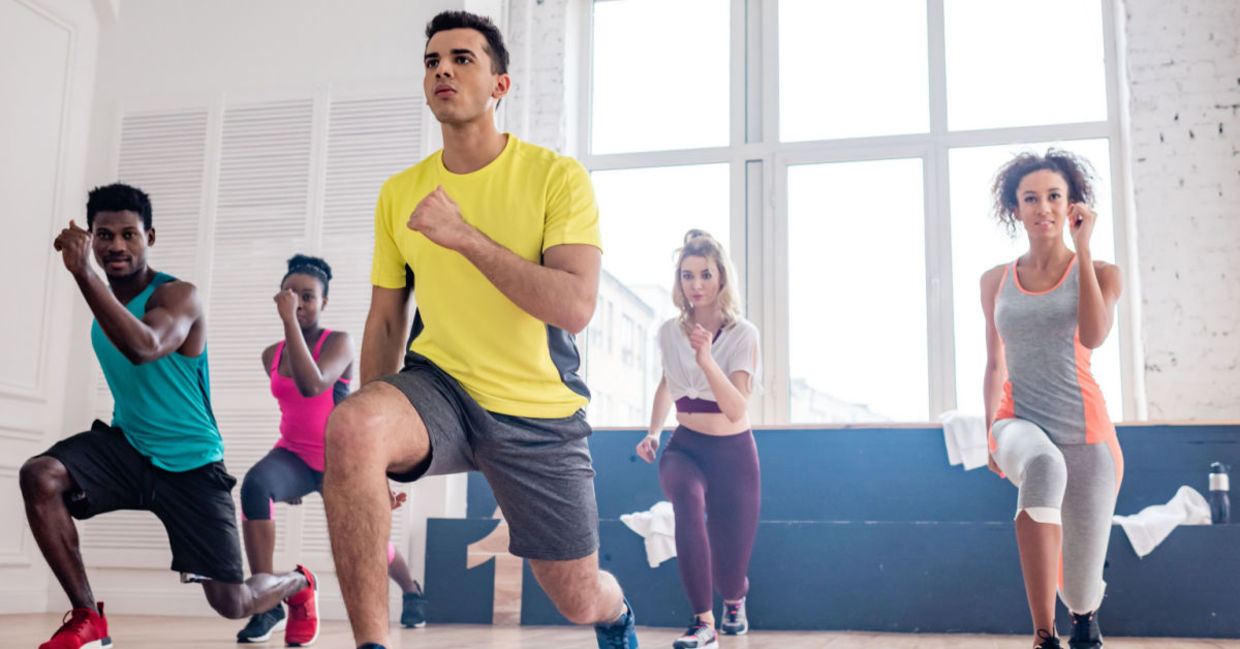 Try a Zumba class at your gym. Try a Zumba class at your gym.