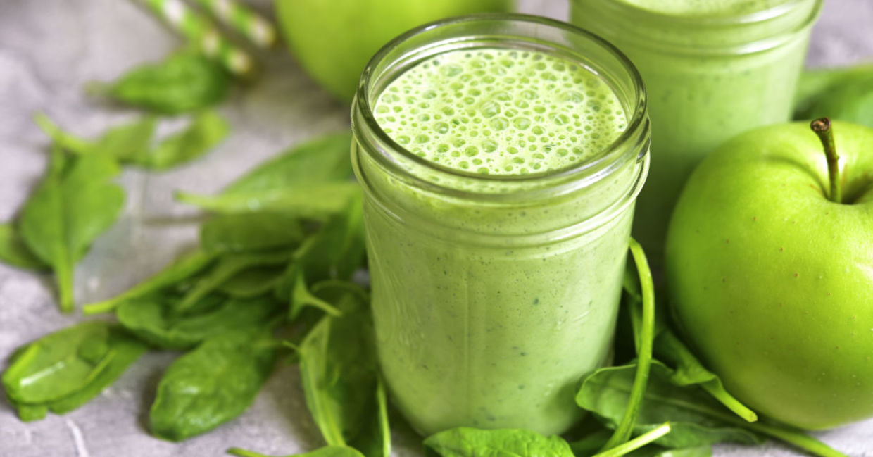 Green apples and kale makes a highly nutritious smoothie. Green apples and kale makes a highly nutritious smoothie.