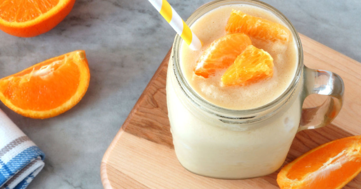 This mandarin orange smoothie is great any time of the year. This mandarin orange smoothie is great any time of the year.