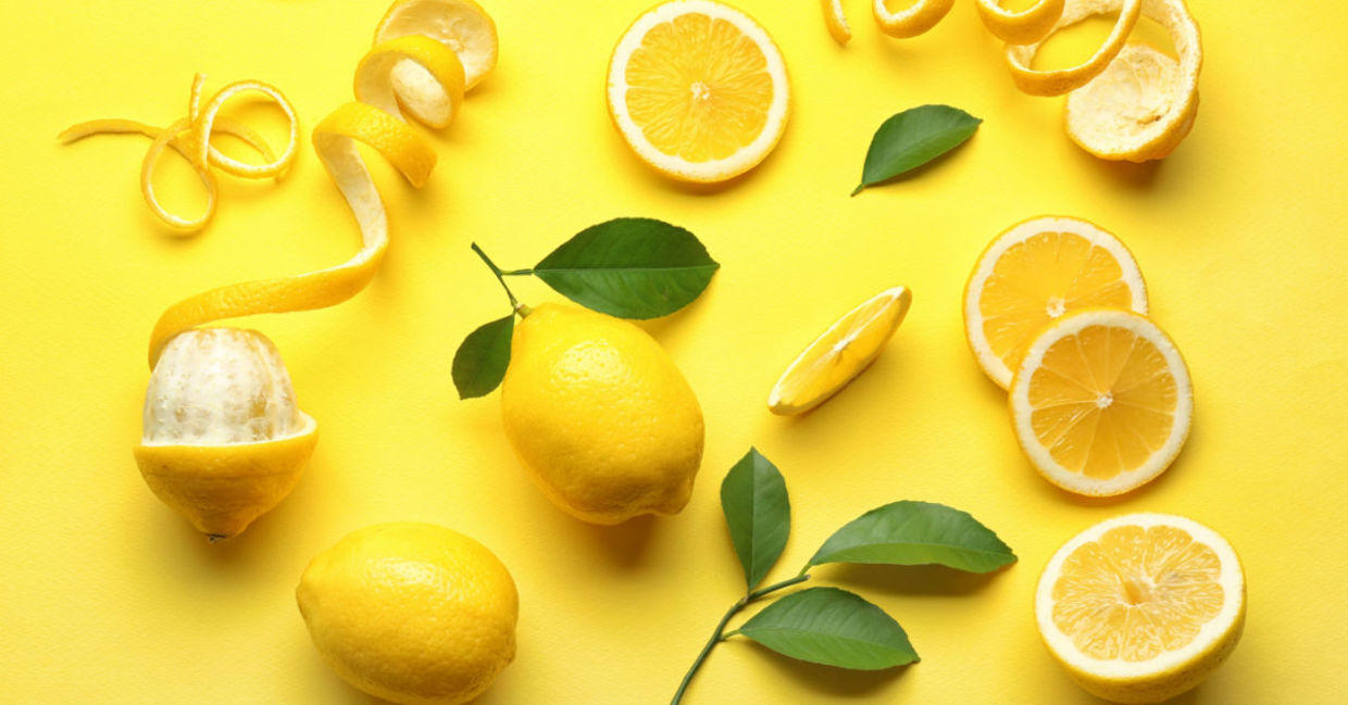 Colorful and nutritious lemon peels. Colorful and nutritious lemon peels.