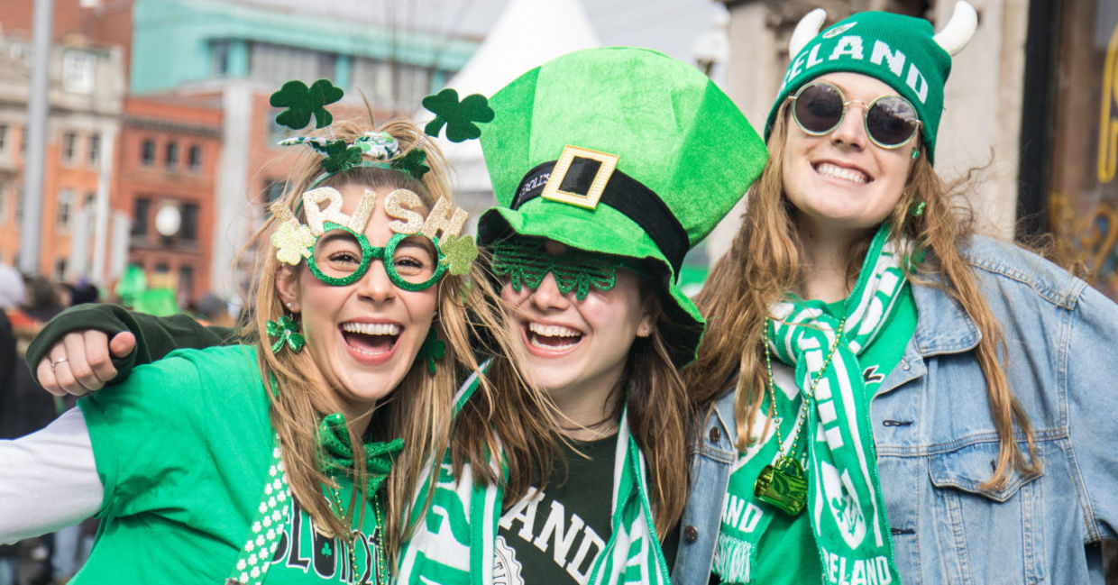 Celebrating St Patrick’s Day in Ireland. Celebrating St Patrick’s Day in Ireland.