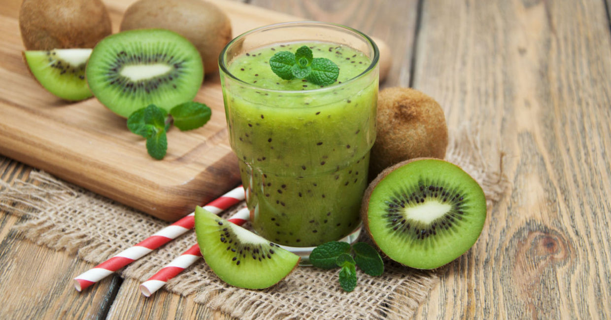 Kiwi is good for gut health. Kiwi is good for gut health.