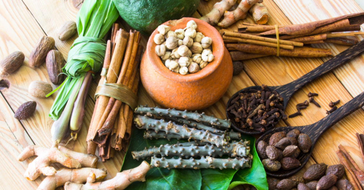 Ayurvedic medicinal herbs. Ayurvedic medicinal herbs.