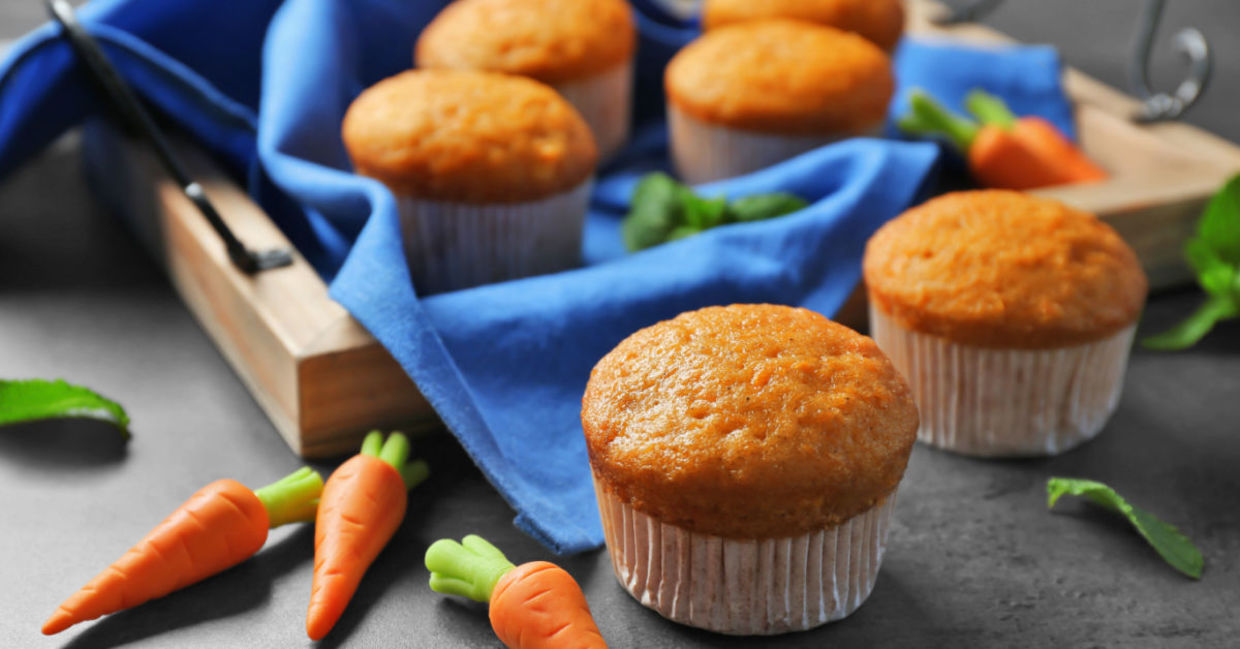 Carrot muffins are a healthy breakfast. Carrot muffins are a healthy breakfast.