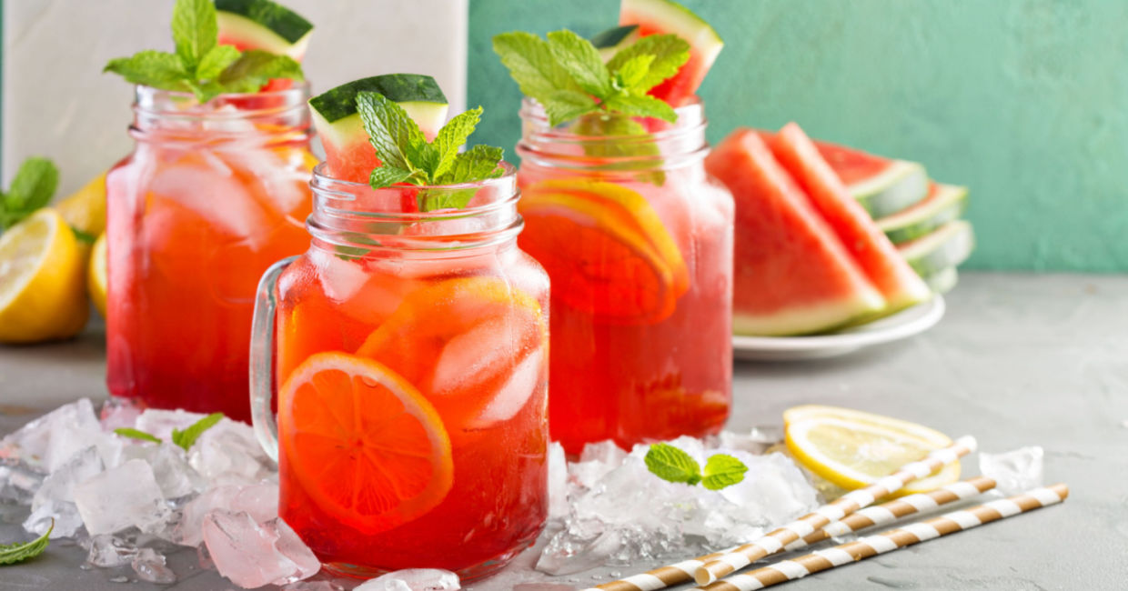 Watermelon lemonade is a summer favorite. Watermelon lemonade is a summer favorite.