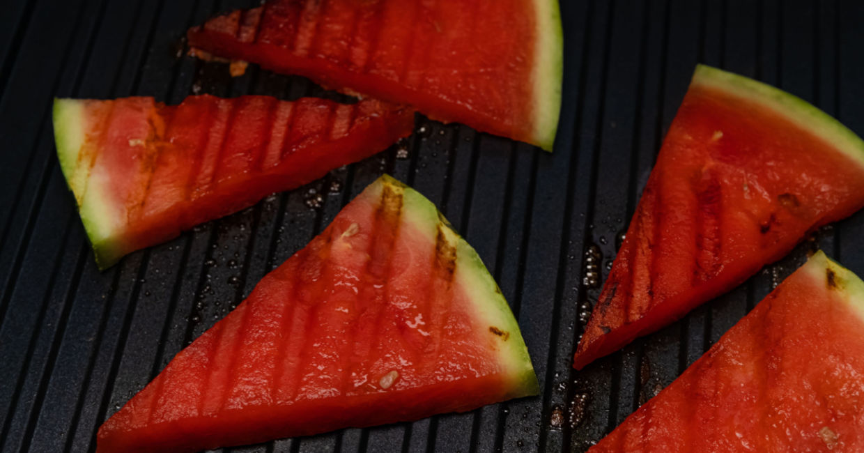 Try grilled watermelon at your next barbeque. Try grilled watermelon at your next barbeque.