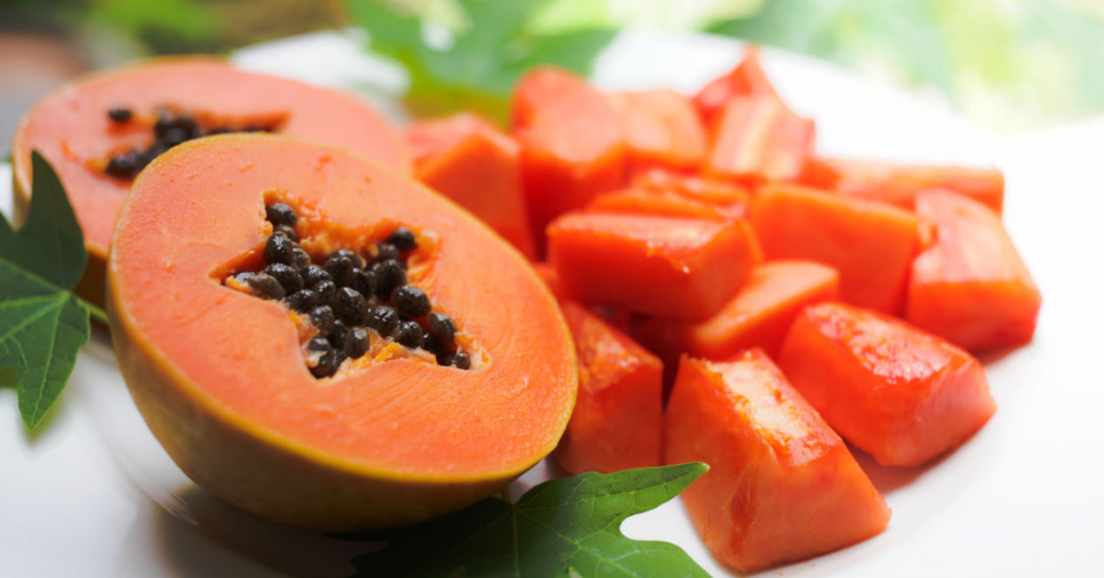 Fresh papaya that is ready to eat. Fresh papaya that is ready to eat.