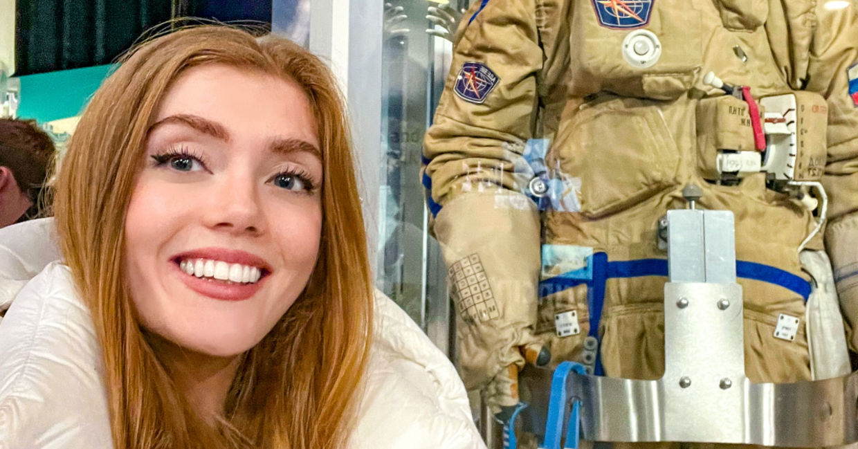 Miss England aspires to be an astronaut. Miss England aspires to be an astronaut.