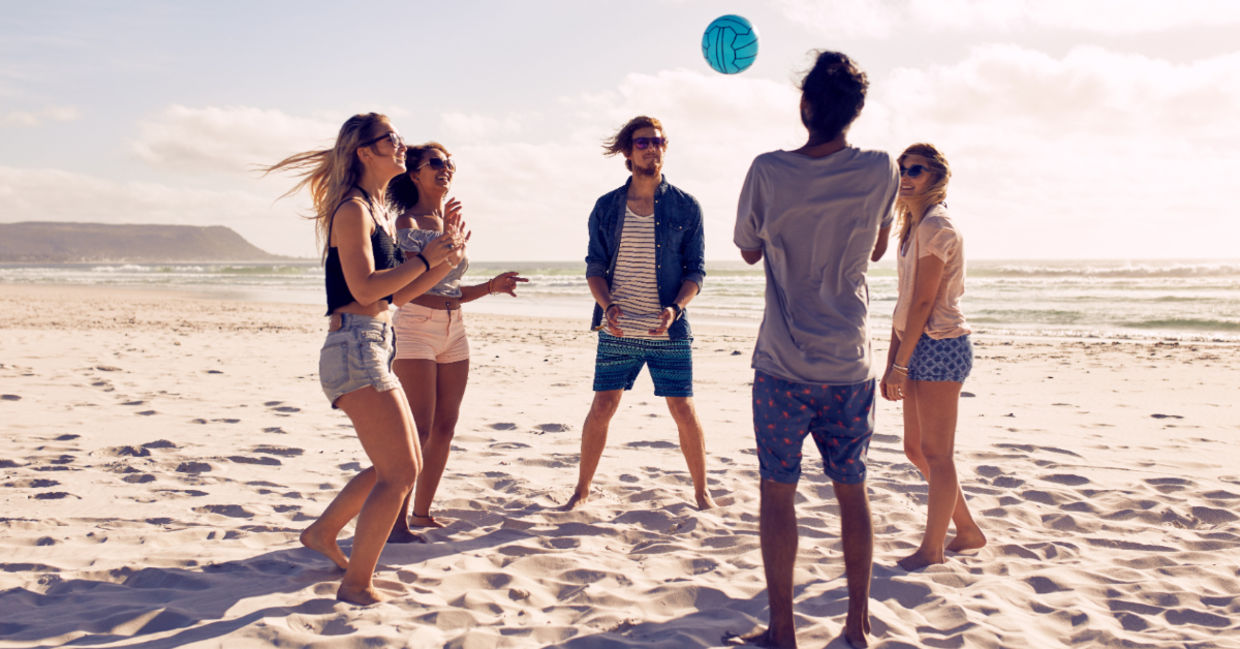 Fun at the beach before the competition begins.. Fun at the beach before the competition begins..
