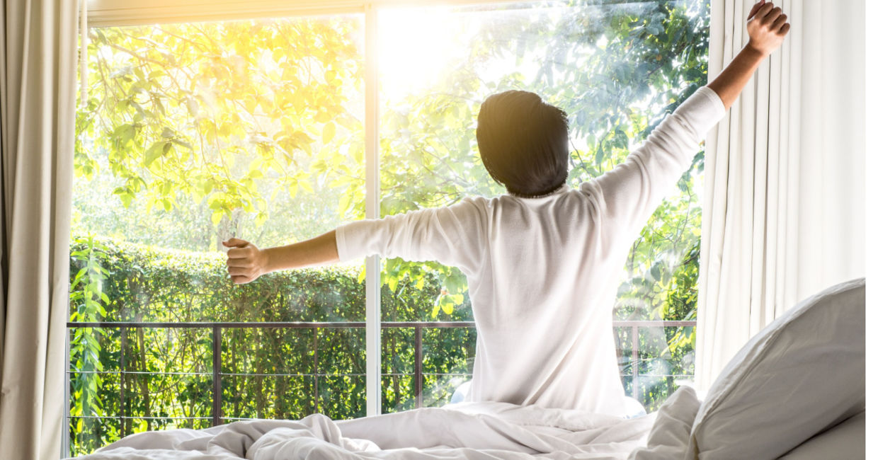 Wake up refreshed and ready to go. Wake up refreshed and ready to go.
