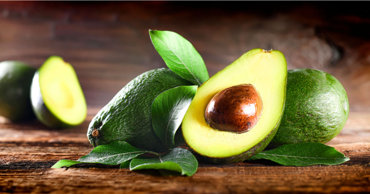 Healthy avocados. Healthy avocados.