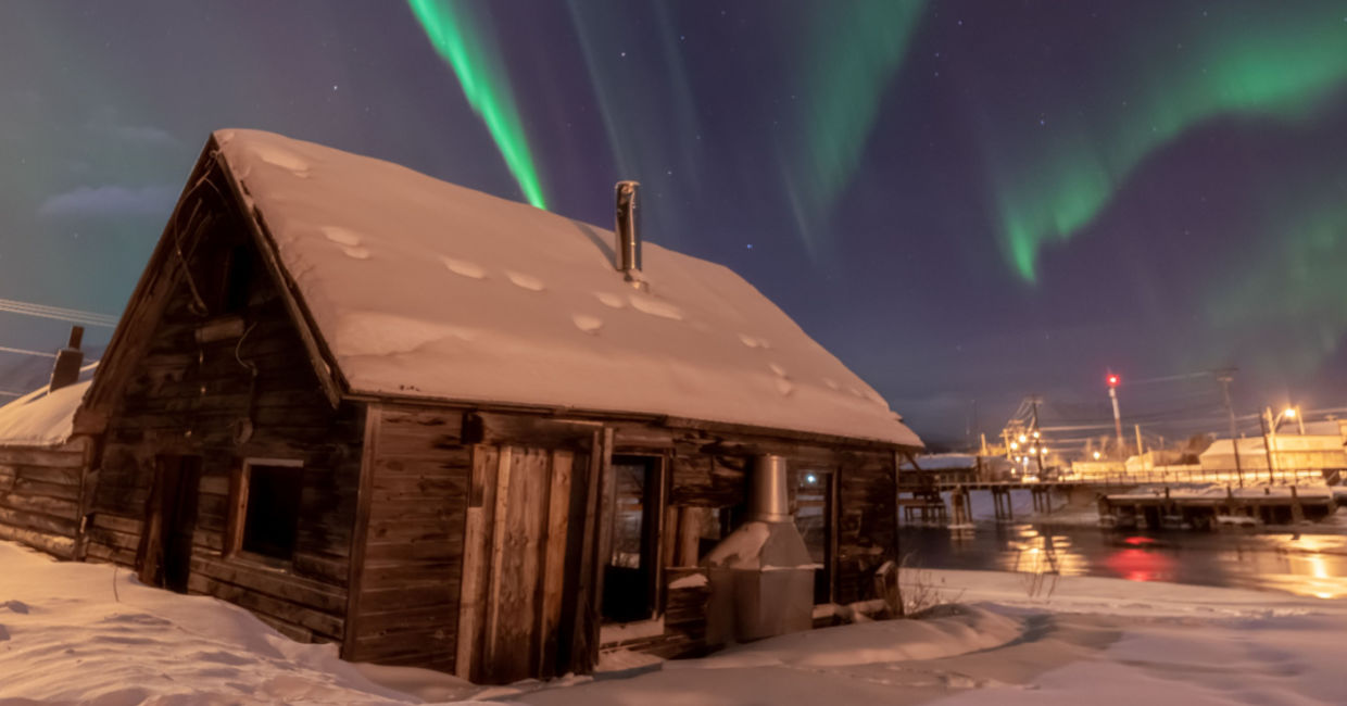 Northern lights in the Yukon Northern lights in the Yukon
