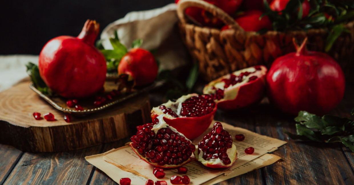 Pomegranate seeds are edible. Pomegranate seeds are edible.