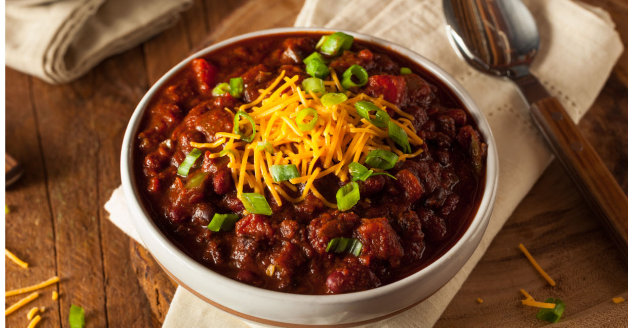 Vegetarian chili. Vegetarian chili.