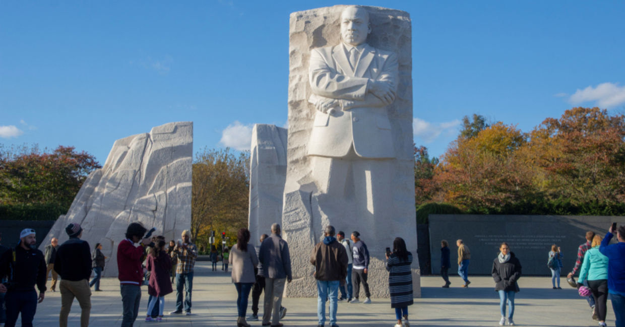 MLK memorial in Washington, DC. MLK memorial in Washington, DC.
