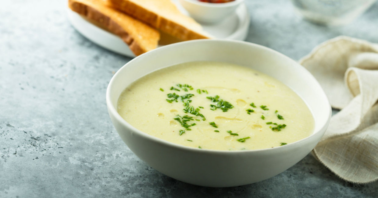 Hearty radish and potato soup will warm you up. Hearty radish and potato soup will warm you up.