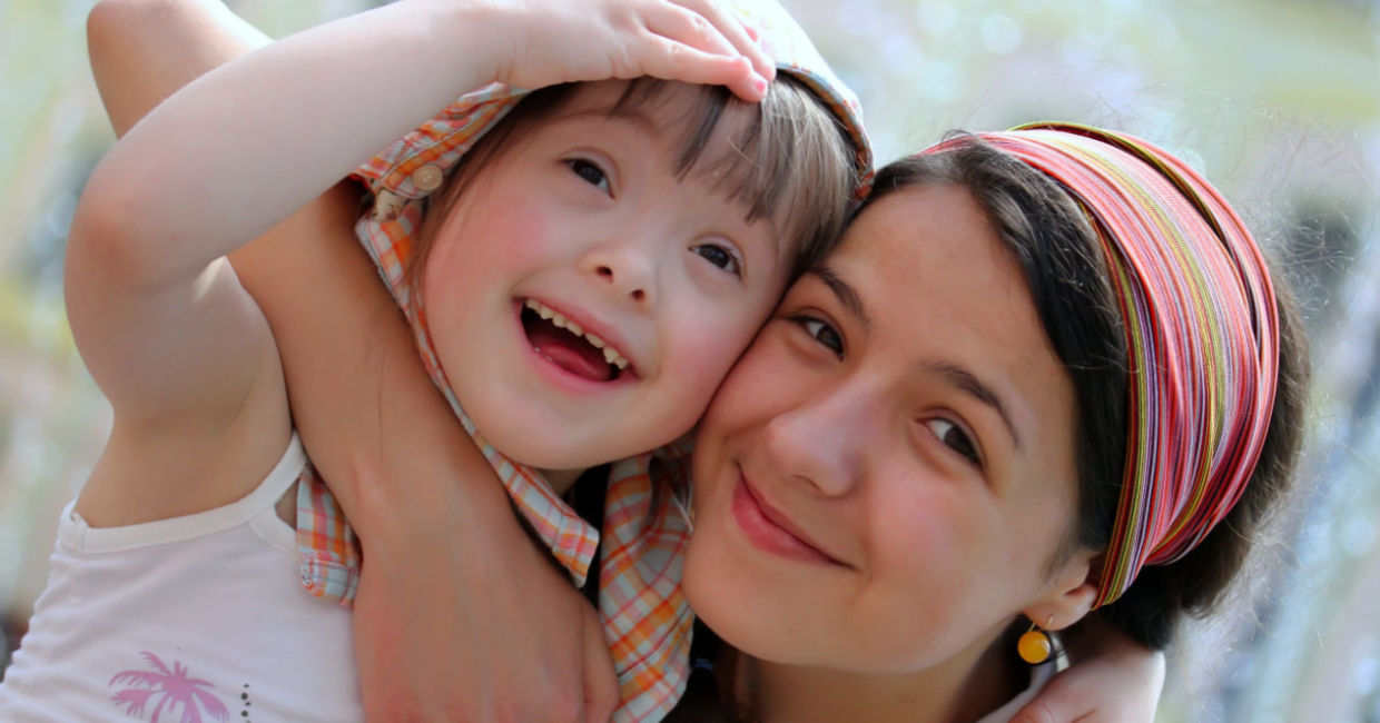 Happy family moments: Mother and child have fun. Happy family moments: Mother and child have fun.