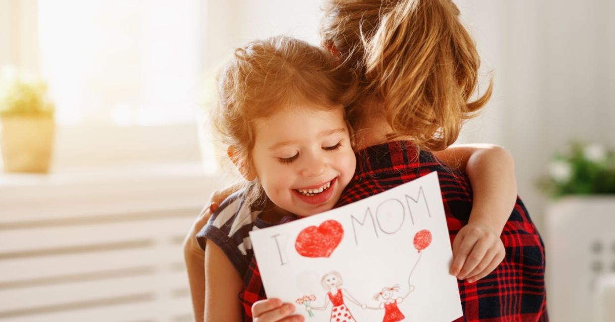 Showing mom how much you love her. Showing mom how much you love her.